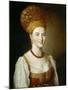 Portrait of a Woman in Traditional Russian Costume-Ivan Petrovich Argunov-Mounted Giclee Print