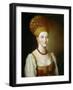 Portrait of a Woman in Traditional Russian Costume-Ivan Petrovich Argunov-Framed Giclee Print
