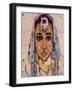 Portrait of a Woman in White-Anna Kostenko-Framed Giclee Print