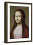 Portrait of a Woman Inspired by the Mona Lisa-Jean Ducayer-Framed Giclee Print