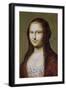 Portrait of a Woman Inspired by the Mona Lisa-Jean Ducayer-Framed Giclee Print