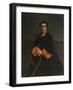 Portrait of a Woman: Juliette Courbet, 1860-Gustave Courbet-Framed Giclee Print