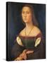 Portrait of a Woman (La Muta)-Raffaello Sanzio-Stretched Canvas