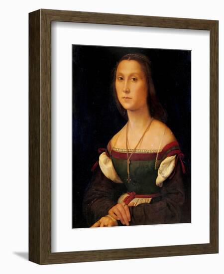 Portrait of a Woman (La Muta)-Raphael-Framed Art Print