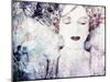 Portrait of a Woman Layered with Textures and Blossoms-Alaya Gadeh-Mounted Photographic Print