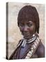 Portrait of a Woman of the Hamer Tribe, Lower Omo Valley, Southern Ethiopia-Gavin Hellier-Stretched Canvas