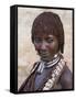 Portrait of a Woman of the Hamer Tribe, Lower Omo Valley, Southern Ethiopia-Gavin Hellier-Framed Stretched Canvas
