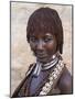 Portrait of a Woman of the Hamer Tribe, Lower Omo Valley, Southern Ethiopia-Gavin Hellier-Mounted Photographic Print