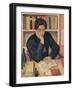 Portrait of a Woman (Oil on Canvas)-Nina Hamnett-Framed Giclee Print