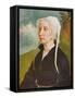 Portrait of a Woman (Oil on Panel)-Maerten van Heemskerck-Framed Stretched Canvas