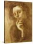 Portrait of a Woman Or, Tenderness-Eugene Carriere-Stretched Canvas