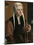 Portrait of a Woman, Possibly Anne Codde-Maarten van Heemskerck-Mounted Art Print