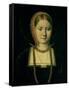 Portrait of a Woman, Possibly Catherine of Aragon (1485-1536), circa 1503/4-Michiel Sittow-Framed Stretched Canvas