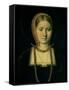 Portrait of a Woman, Possibly Catherine of Aragon (1485-1536), circa 1503/4-Michiel Sittow-Framed Stretched Canvas