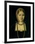 Portrait of a Woman, Possibly Catherine of Aragon (1485-1536), circa 1503/4-Michiel Sittow-Framed Giclee Print