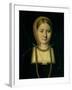 Portrait of a Woman, Possibly Catherine of Aragon (1485-1536), circa 1503/4-Michiel Sittow-Framed Giclee Print