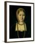 Portrait of a Woman, Possibly Catherine of Aragon (1485-1536), circa 1503/4-Michiel Sittow-Framed Giclee Print