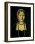 Portrait of a Woman, Possibly Catherine of Aragon (1485-1536), circa 1503/4-Michiel Sittow-Framed Giclee Print