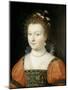 Portrait of a Woman (previously identified as Queen Elizabeth I), 1550-74-Fontainebleau School-Mounted Giclee Print