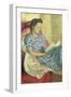 Portrait of a Woman Reading-Robert Buhler-Framed Giclee Print