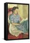 Portrait of a Woman Reading-Robert Buhler-Framed Stretched Canvas