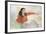 Portrait of a woman seated on a sofa-John Stanton Ward-Framed Giclee Print