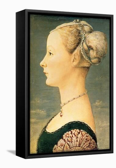 Portrait of a Woman, Second Half of the 15th C-Piero del Pollaiuolo-Framed Stretched Canvas