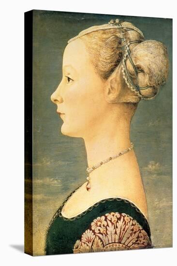 Portrait of a Woman, Second Half of the 15th C-Piero del Pollaiuolo-Stretched Canvas