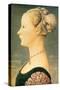 Portrait of a Woman, Second Half of the 15th C-Piero del Pollaiuolo-Stretched Canvas