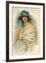 Portrait of a Woman Showing 1920S Fashion-null-Framed Premium Giclee Print