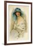 Portrait of a Woman Showing 1920S Fashion-null-Framed Premium Giclee Print