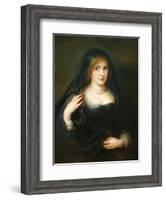 Portrait of a Woman, Susanna Lunden, Froument-Peter Paul Rubens-Framed Art Print