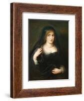 Portrait of a Woman, Susanna Lunden, Froument-Peter Paul Rubens-Framed Art Print