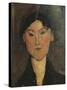 Portrait of a Woman, Tete de Femme, c.1915-Amedeo Modigliani-Stretched Canvas