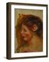 Portrait of a Woman, Tete de Femme-Pierre-Auguste Renoir-Framed Giclee Print