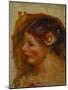 Portrait of a Woman, Tete de Femme-Pierre-Auguste Renoir-Mounted Giclee Print