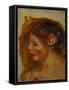 Portrait of a Woman, Tete de Femme-Pierre-Auguste Renoir-Framed Stretched Canvas