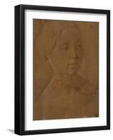 Portrait of a Woman, Three-Quarter Face, Hair Held in a Net-Lorenzo di Credi-Framed Giclee Print