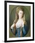 Portrait of a Woman, Traditionally Identified as Margaret Stuart, Lady Hippisley, 1785-Pompeo Batoni-Framed Giclee Print