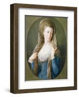 Portrait of a Woman, Traditionally Identified as Margaret Stuart, Lady Hippisley, 1785-Pompeo Batoni-Framed Giclee Print