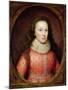 Portrait of a Woman, Traditionally Identified as the Countess of Arundel, 1619 (Oil on Panel)-Cornelius Janssen van Ceulen-Mounted Giclee Print