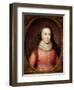 Portrait of a Woman, Traditionally Identified as the Countess of Arundel, 1619 (Oil on Panel)-Cornelius Janssen van Ceulen-Framed Premium Giclee Print