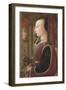 Portrait of a Woman with a Man at a Casement by Fra Filippo Lippi-null-Framed Giclee Print