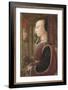 Portrait of a Woman with a Man at a Casement by Fra Filippo Lippi-null-Framed Giclee Print