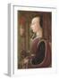 Portrait of a Woman with a Man at a Casement by Fra Filippo Lippi-null-Framed Giclee Print