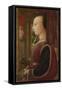 Portrait of a Woman with a Man at a Casement, c.1440-Fra Filippo Lippi-Framed Stretched Canvas