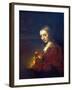 Portrait of a Woman with a Pink Carnation-Rembrandt van Rijn-Framed Art Print