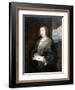 Portrait of a Woman with a Rose, Between 1635 and 1639-Sir Anthony Van Dyck-Framed Giclee Print