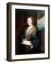 Portrait of a Woman With a Rose-Sir Anthony Van Dyck-Framed Giclee Print