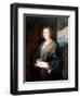 Portrait of a Woman With a Rose-Sir Anthony Van Dyck-Framed Giclee Print